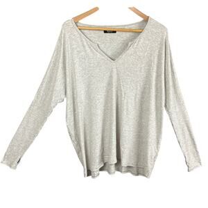 Revolve Michael Lauren Long Sleeve Oversized Drape Top Thumbholes Channing NWOT